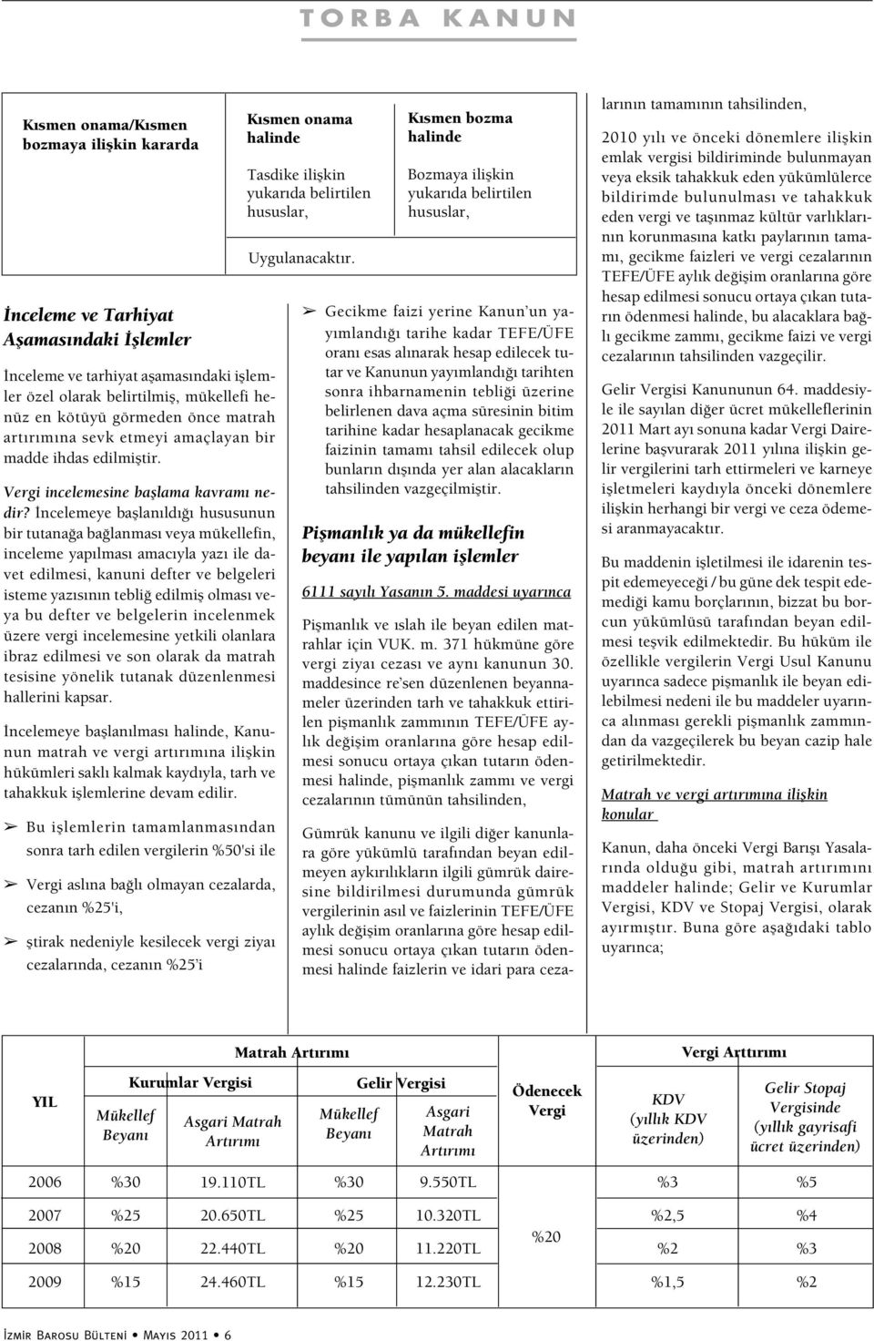 ncelemeye bafllan ld hususunun bir tutana a ba lanmas veya mükellefin, inceleme yap lmas amac yla yaz ile davet edilmesi, kanuni defter ve belgeleri isteme yaz s n n tebli edilmifl olmas veya bu