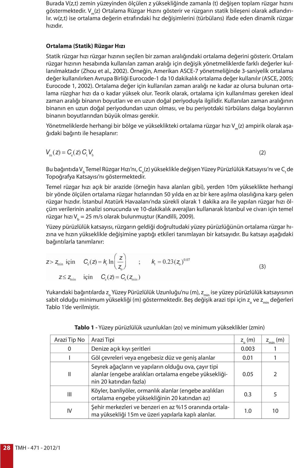 Ortalama (Statik) Rüzgar Hızı Statik rüzgar hızı rüzgar hızının seçilen bir zaman aralığındaki ortalama değerini gösterir.