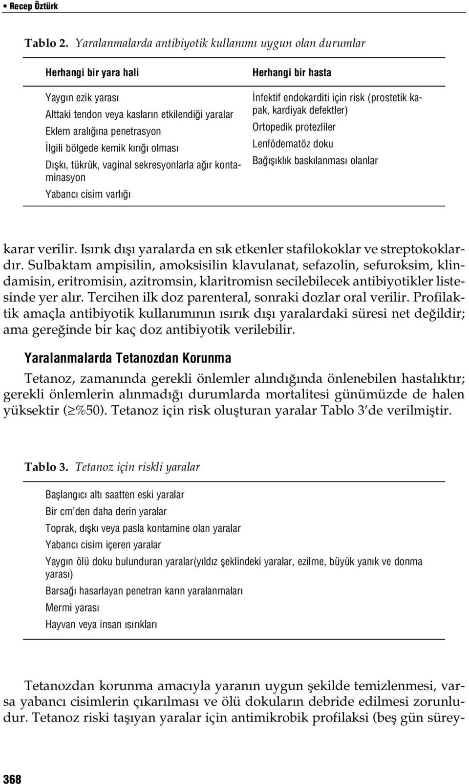 olmas D flk, tükrük, vaginal sekresyonlarla a r kontaminasyon Yabanc cisim varl Herhangi bir hasta nfektif endokarditi için risk (prostetik kapak, kardiyak defektler) Ortopedik protezliler