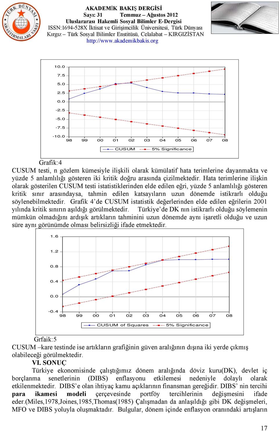 doğru arasında çizilmektedir.