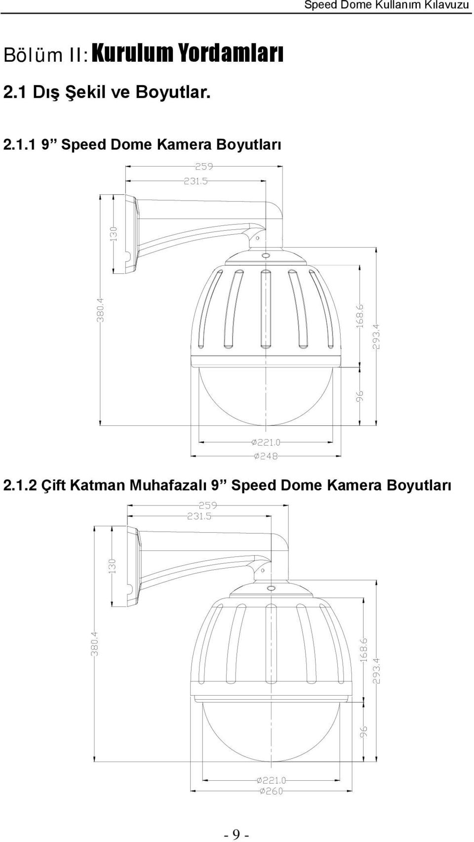 1.2 Çift Katman Muhafazalı 9 Speed