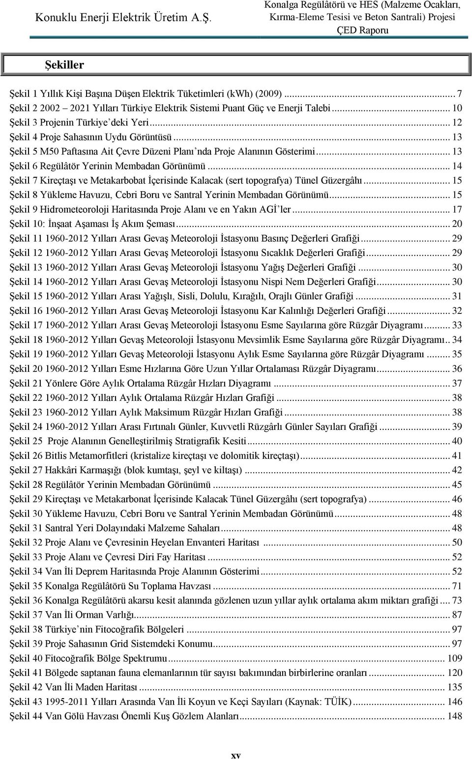 .. 14 Şekil 7 Kireçtaşı ve Metakarbobat İçerisinde Kalacak (sert topografya) Tünel Güzergâhı... 15 Şekil 8 Yükleme Havuzu, Cebri Boru ve Santral Yerinin Membadan Görünümü.