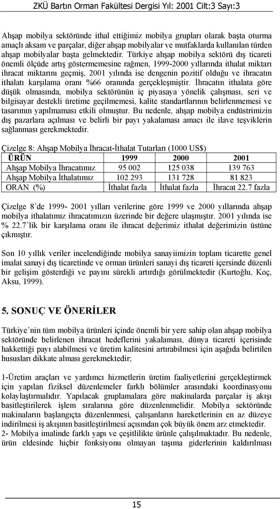 ihracatın ithalatı karşılama oranı %66 oranında gerçekleşmiştir.