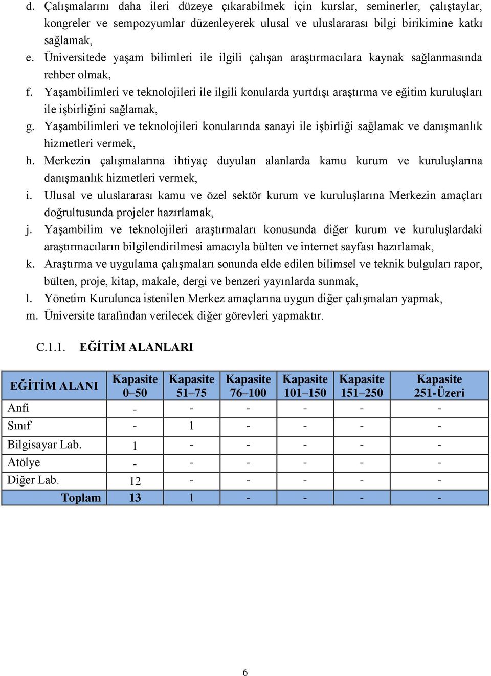 Yaşambilimleri ve teknolojileri ile ilgili konularda yurtdışı araştırma ve eğitim kuruluşları ile işbirliğini sağlamak, g.