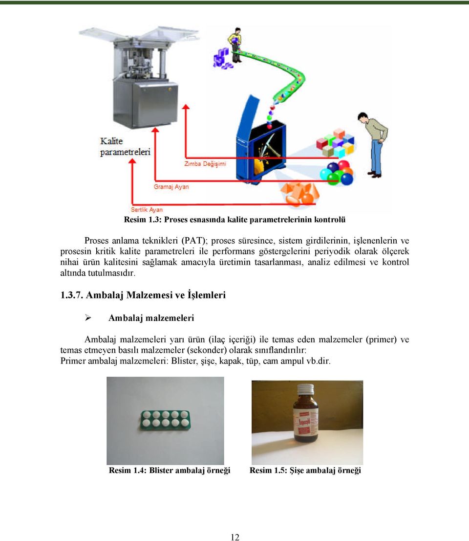 parametreleri ile performans göstergelerini periyodik olarak ölçerek nihai ürün kalitesini sağlamak amacıyla üretimin tasarlanması, analiz edilmesi ve kontrol altında