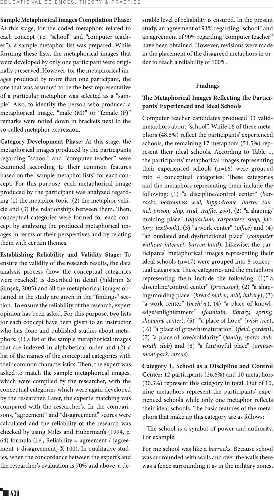 However, for the metaphorical images produced by more than one participant, the one that was assumed to be the best representative of a particular metaphor was selected as a sample.