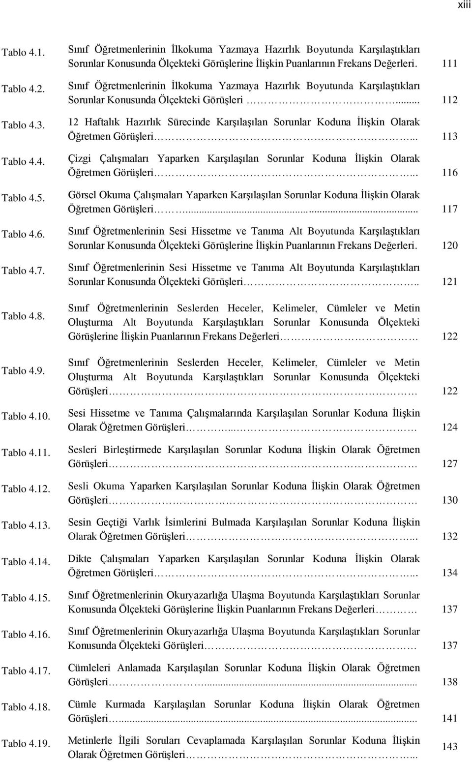 111 Sınıf Öğretmenlerinin Ġlkokuma Yazmaya Hazırlık Boyutunda KarĢılaĢtıkları Sorunlar Konusunda Ölçekteki GörüĢleri.