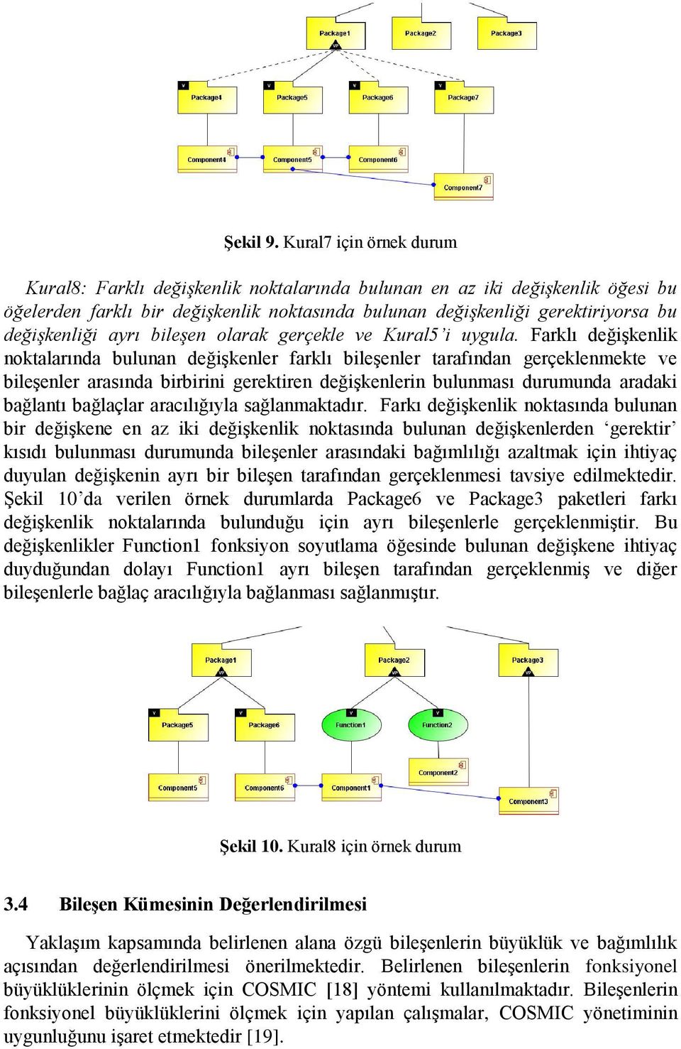 ayrı bileşen olarak gerçekle ve Kural5 i uygula.