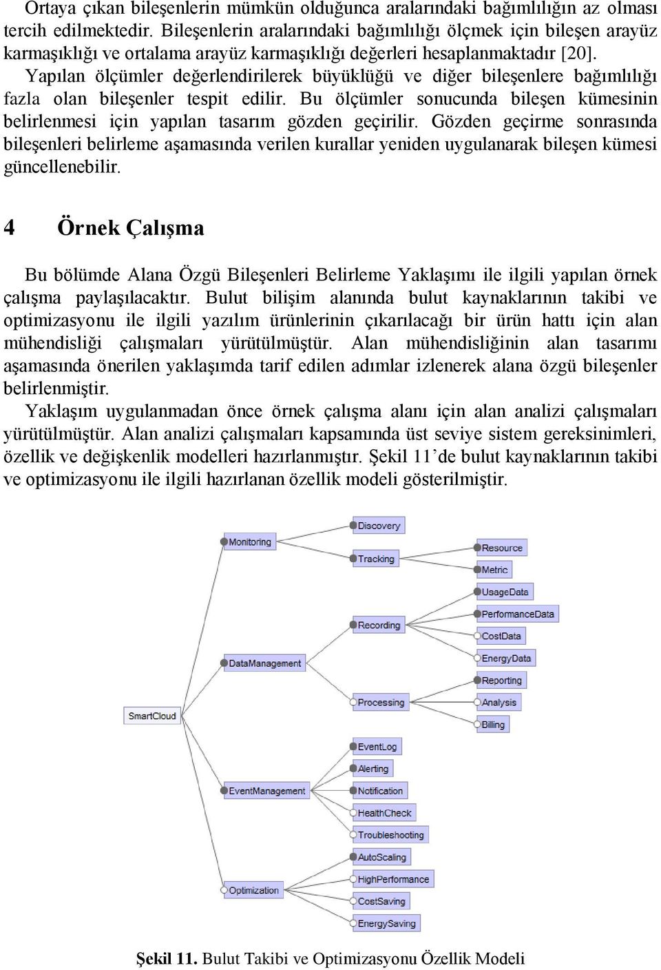 Yapılan ölçümler değerlendirilerek büyüklüğü ve diğer bileşenlere bağımlılığı fazla olan bileşenler tespit edilir.