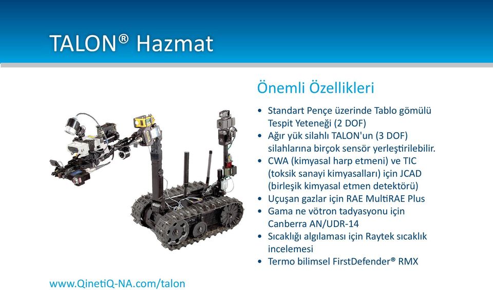 CWA (kimyasal harp etmeni) ve TIC (toksik sanayi kimyasalları) için JCAD (birleşik kimyasal etmen detektörü) Uçuşan