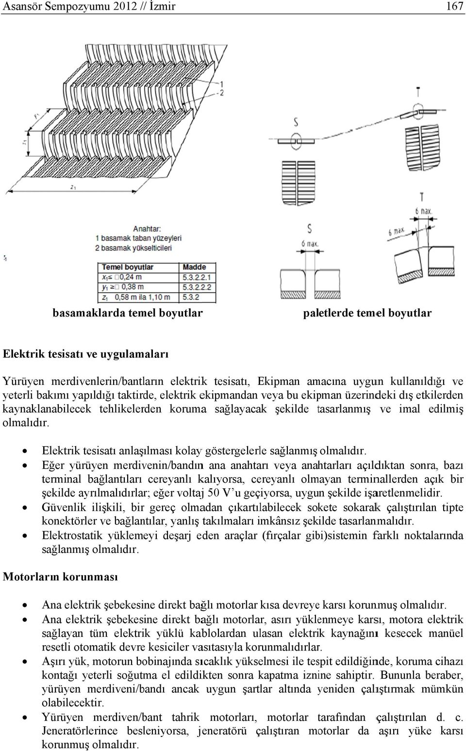 edilmiş olmalıdır. Elektrik tesisatı anlaşılması kolayy göstergelerle sağlanmış olmalıdır.