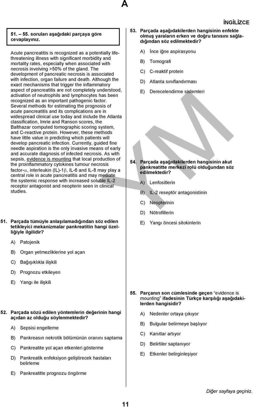 involving >50% of the gland. The development of pancreatic necrosis is associated with infection, organ failure and death.