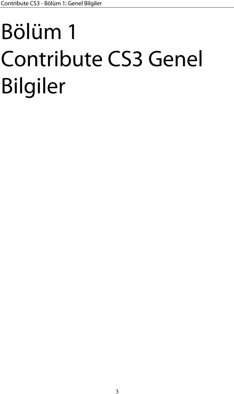 Bilgiler Bölüm 1