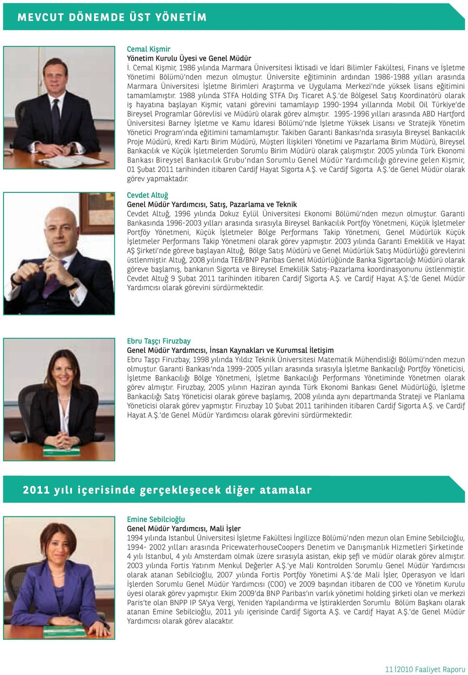 Üniversite eğitiminin ardından 1986-1988 yılları arasında Marmara Üniversitesi İşletme Birimleri Araştırma ve Uygulama Merkezi nde yüksek lisans eğitimini tamamlamıştır.