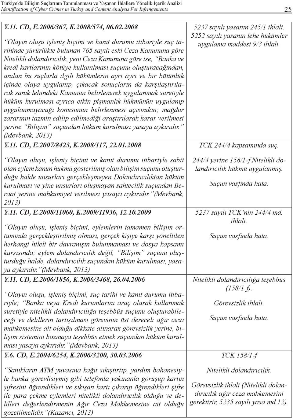 kartlarının kötüye kullanılması suçunu oluşturacağından, anılan bu suçlarla ilgili hükümlerin ayrı ayrı ve bir bütünlük içinde olaya uygulanıp, çıkacak sonuçların da karşılaştırılarak sanık lehindeki