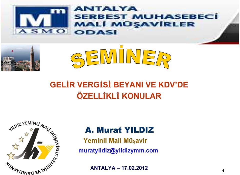 Murat YILDIZ Yeminli Mali