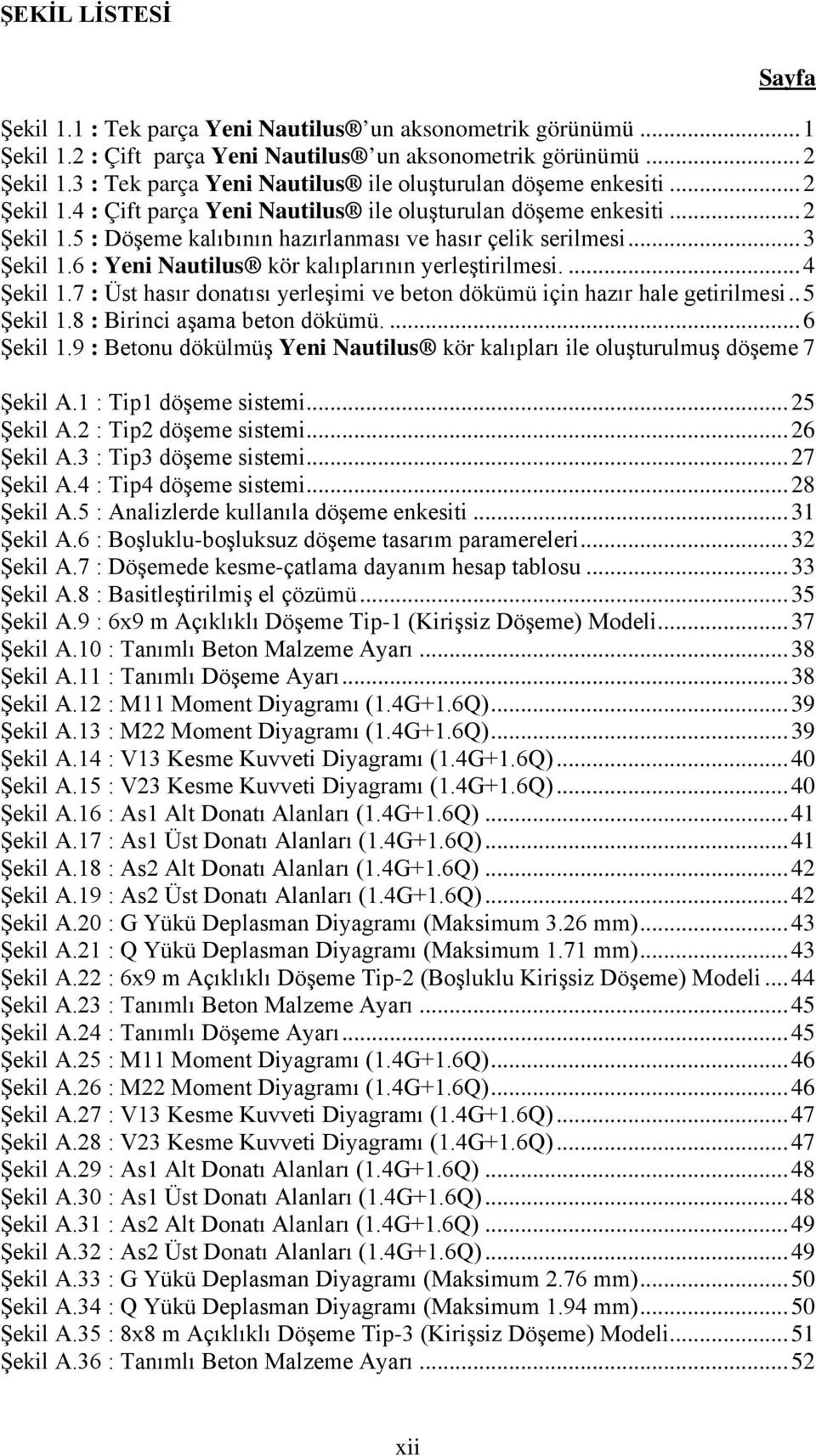 .. 3 Şekil 1.6 : Yeni Nautilus kör kalıplarının yerleştirilmesi.... 4 Şekil 1.7 : Üst hasır donatısı yerleşimi ve beton dökümü için hazır hale getirilmesi.. 5 Şekil 1.8 : Birinci aşama beton dökümü.