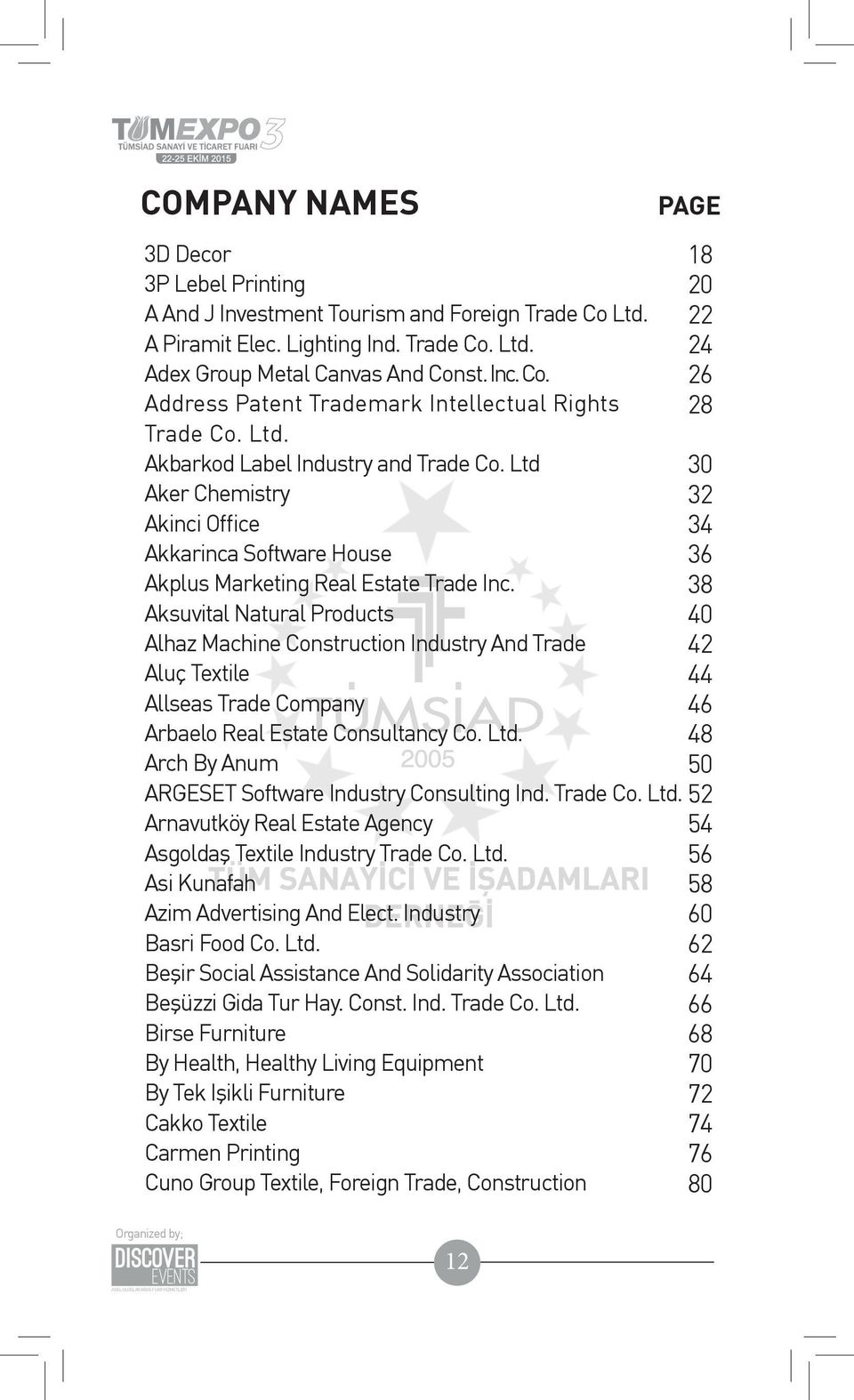 Aksuvital Natural Products Alhaz Machine Construction Industry And Trade Aluç Textile Allseas Trade Company Arbaelo Real Estate Consultancy Co. Ltd.