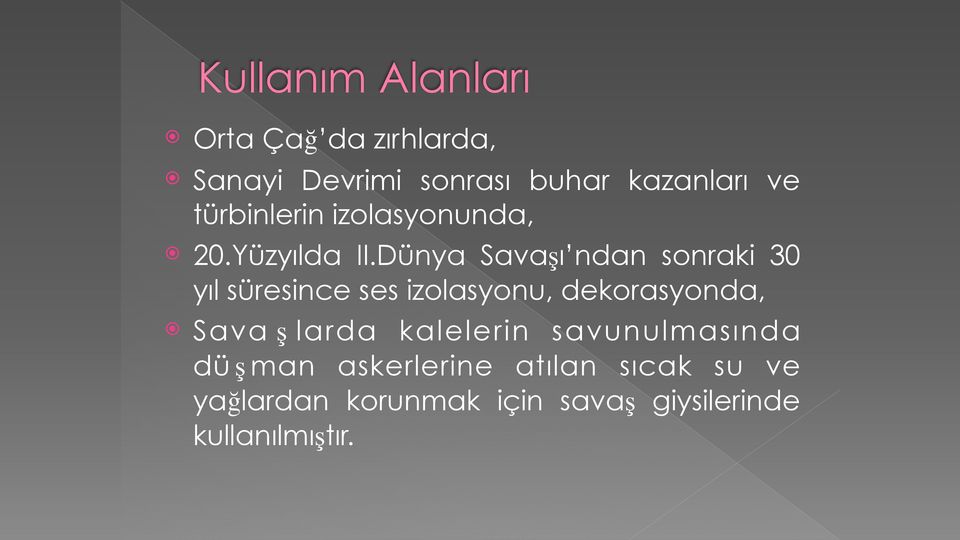 Dünya Savaşı ndan sonraki 30 yıl süresince ses izolasyonu, dekorasyonda, Sava ş