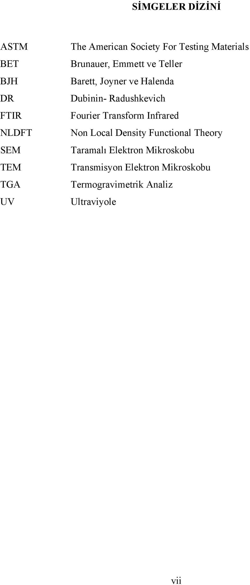 Radushkevich Fourier Transform Infrared Non Local Density Functional Theory Taramalı