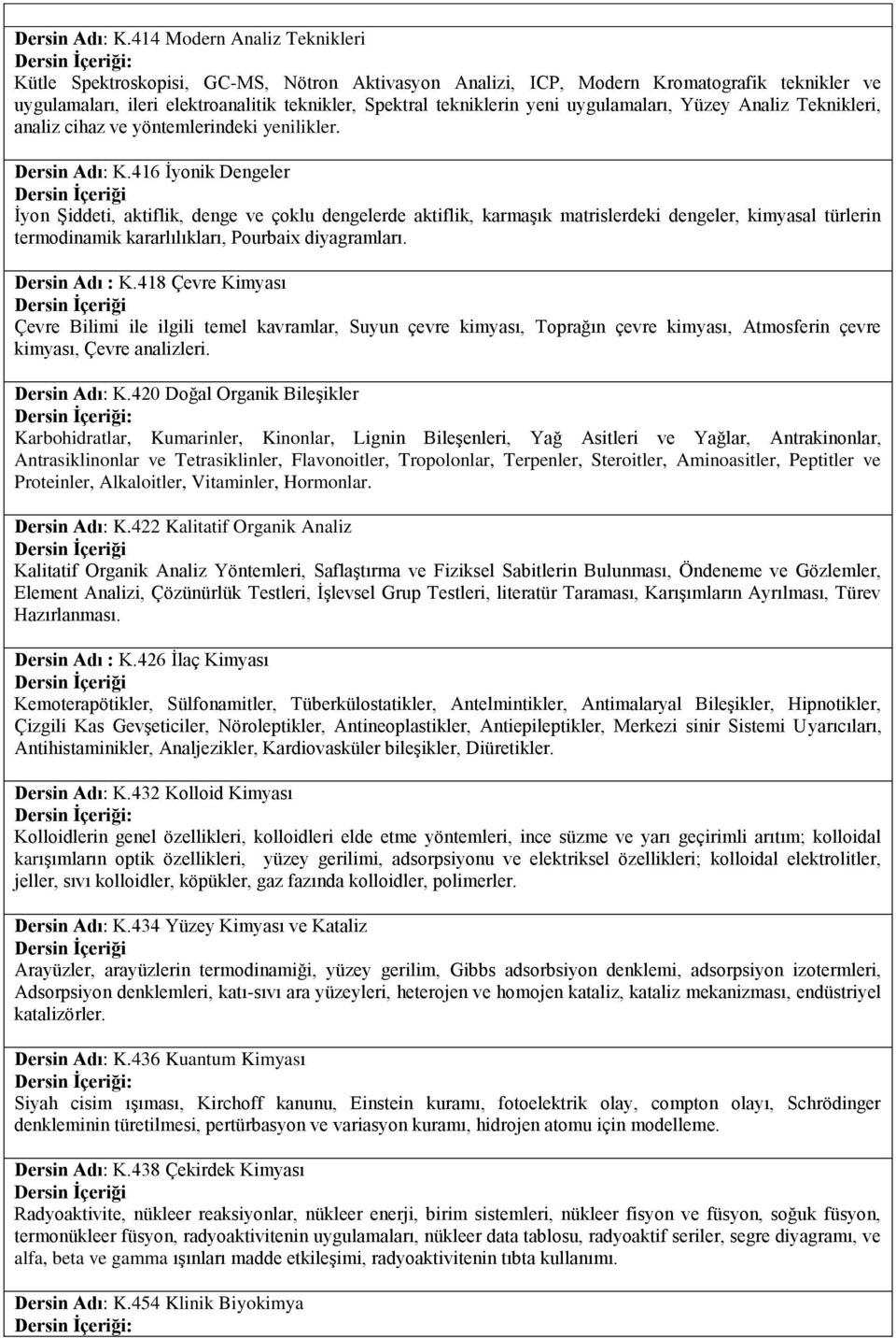 uygulamaları, Yüzey Analiz Teknikleri, analiz cihaz ve yöntemlerindeki yenilikler.