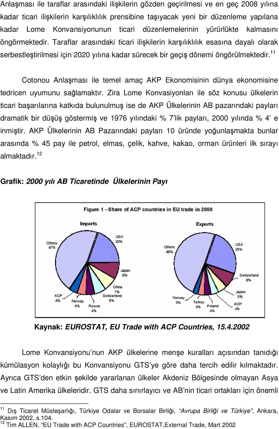 Taraflar arasındaki ticari ilişkilerin karşılıklılık esasına dayalı olarak serbestleştirilmesi için 2020 yılına kadar sürecek bir geçiş dönemi öngörülmektedir.