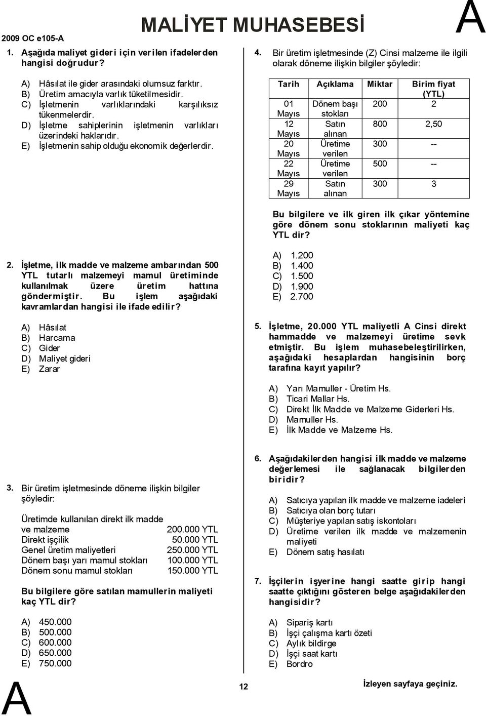 C) İşletmenin varlıklarındaki karşılıksız tükenmelerdir. D) İşletme sahiplerinin işletmenin varlıkları üzerindeki haklarıdır. E) İşletmeninsahipolduğuekonomik değerlerdir.