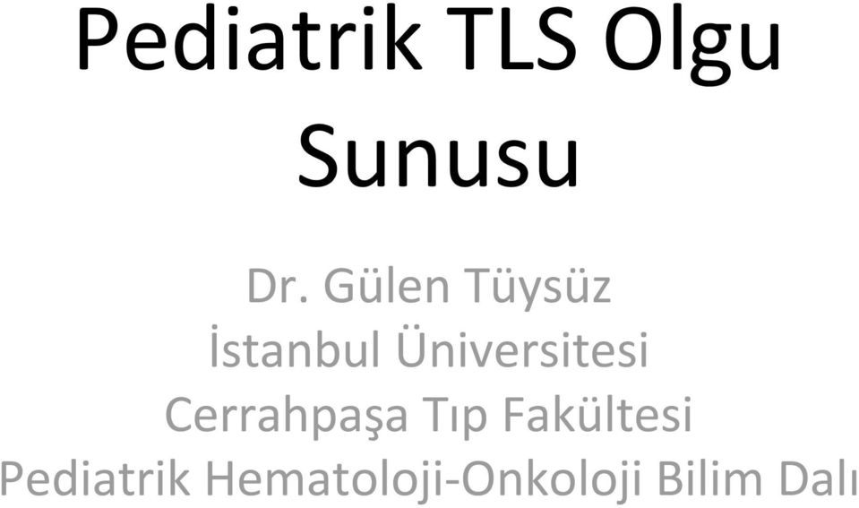 Üniversitesi Cerrahpaşa Tıp