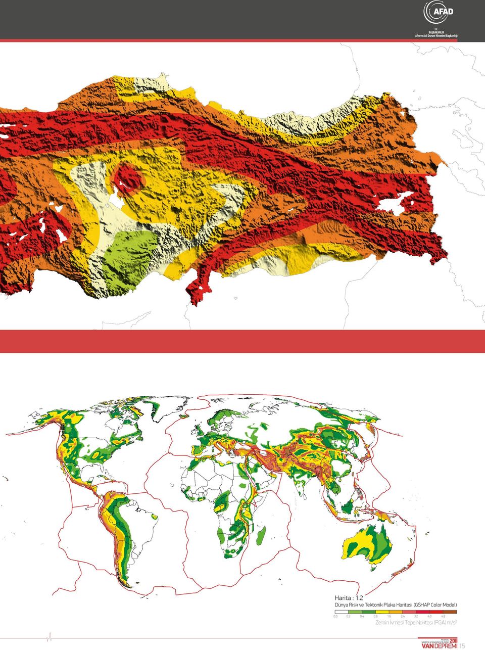 Haritası (GSHAP Color Model) 0.0 0.