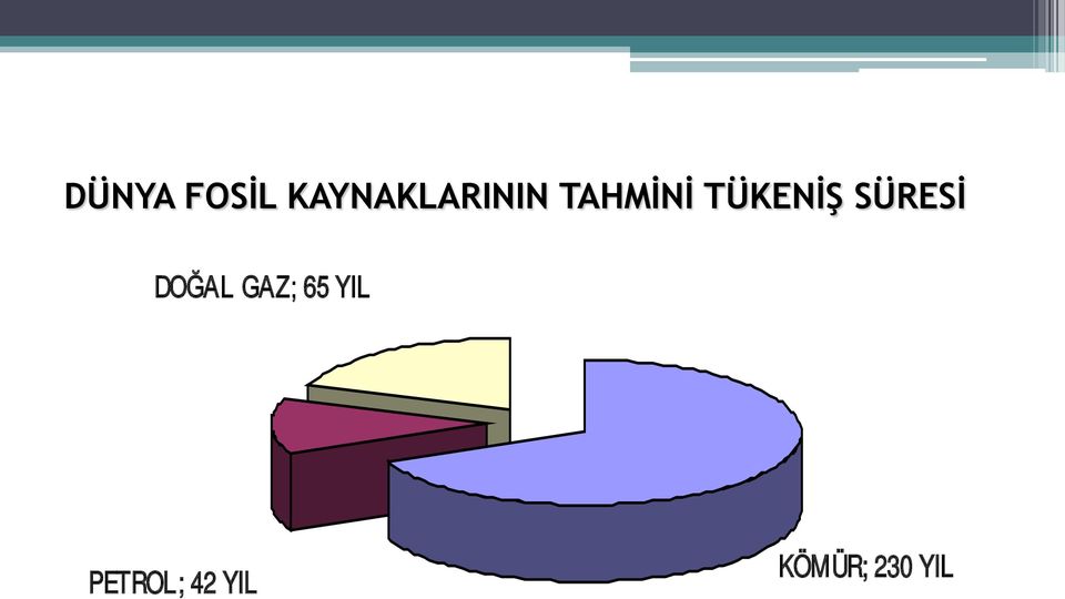 TÜKENİŞ SÜRESİ DOĞAL