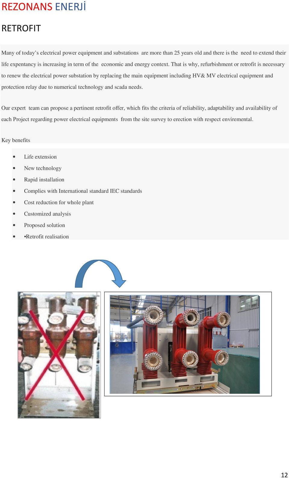 That is why, refurbishment or retrofit is necessary to renew the electrical power substation by replacing the main equipment including HV& MV electrical equipment and protection relay due to