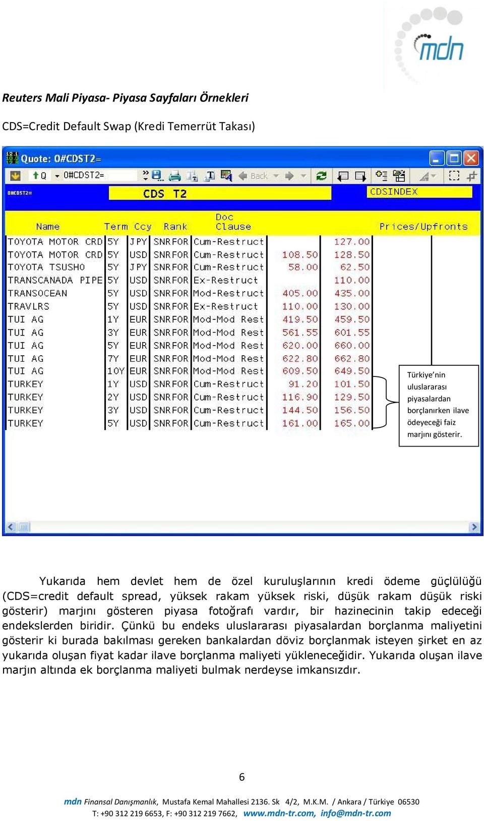 fotoğrafı vardır, bir hazinecinin takip edeceği endekslerden biridir.