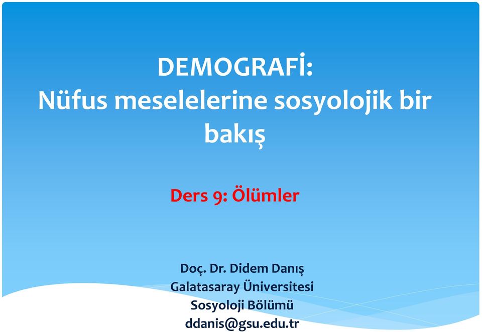 Doç. Dr.