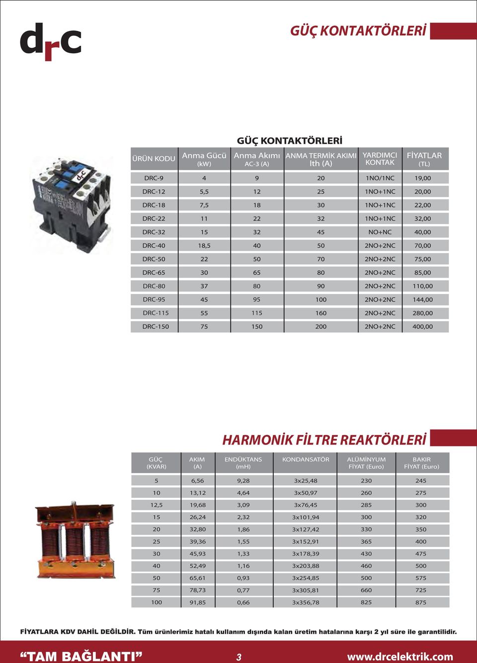 3x4,85 3x305,81 3x356,78 GÜÇ (KVAR) AKIM (A) ENDÜKTANS (mh) KONDANSATÖR 230 260 285 300 330 365 430 460 500 660 8