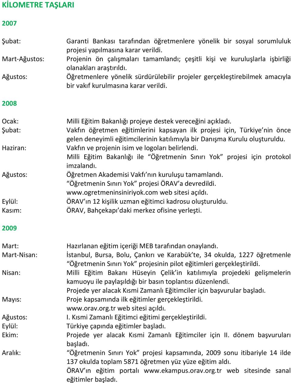 Öğretmenlere yönelik sürdürülebilir projeler gerçekleştirebilmek amacıyla bir vakıf kurulmasına karar verildi.