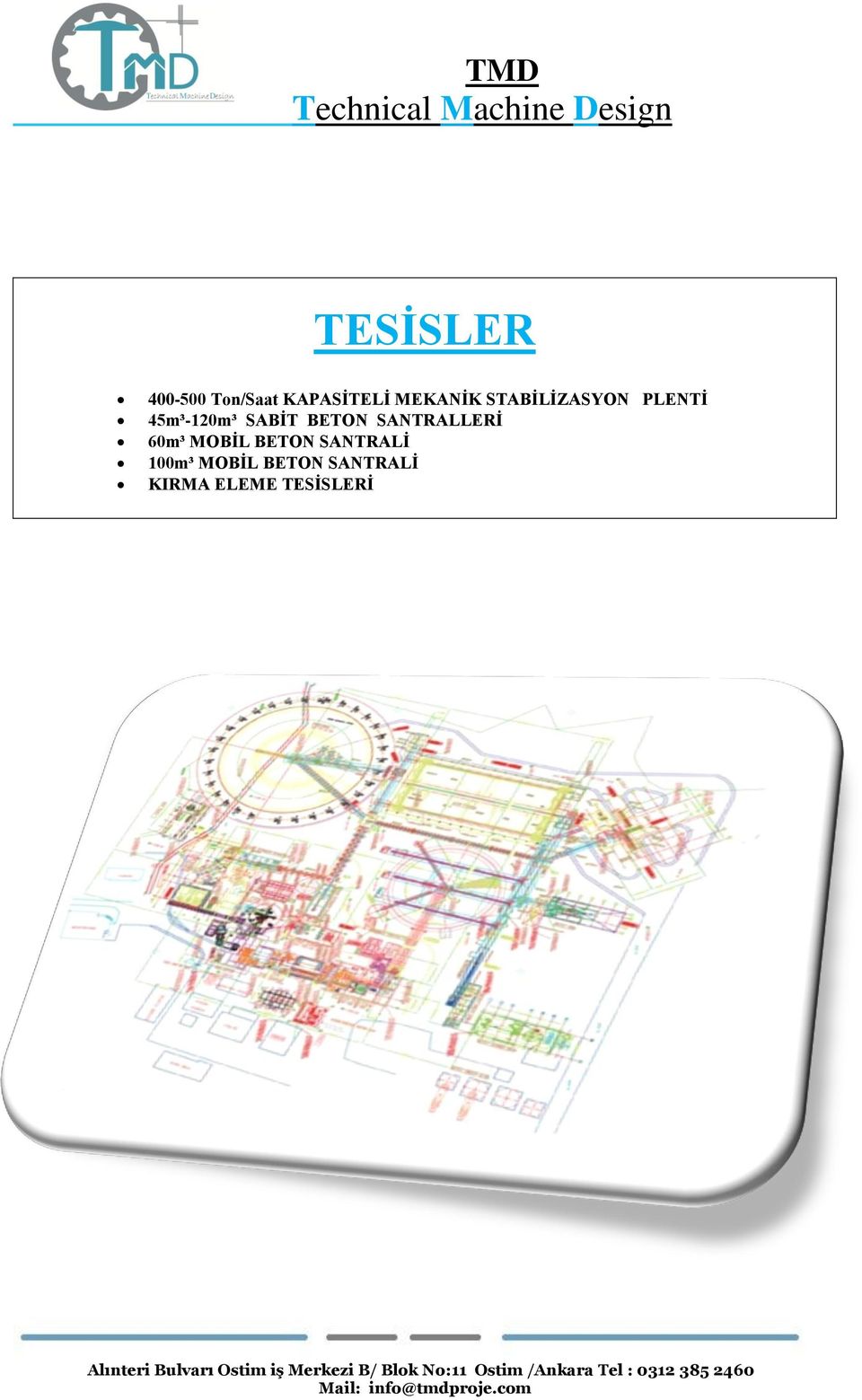 SABİT BETON SANTRALLERİ 60m³ MOBİL BETON