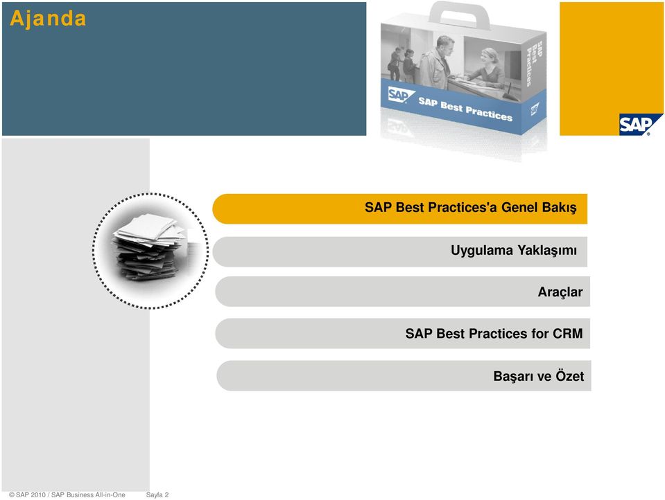 Practices for CRM Ba ar ve Özet SAP