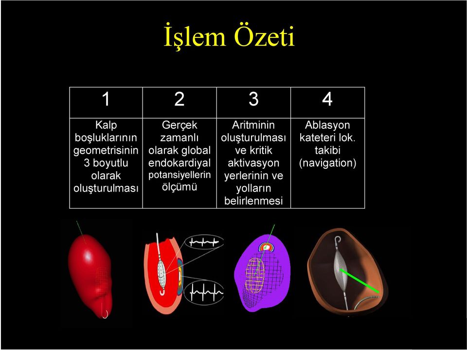 potansiyellerin ölçümü Aritminin oluşturulması ve kritik aktivasyon