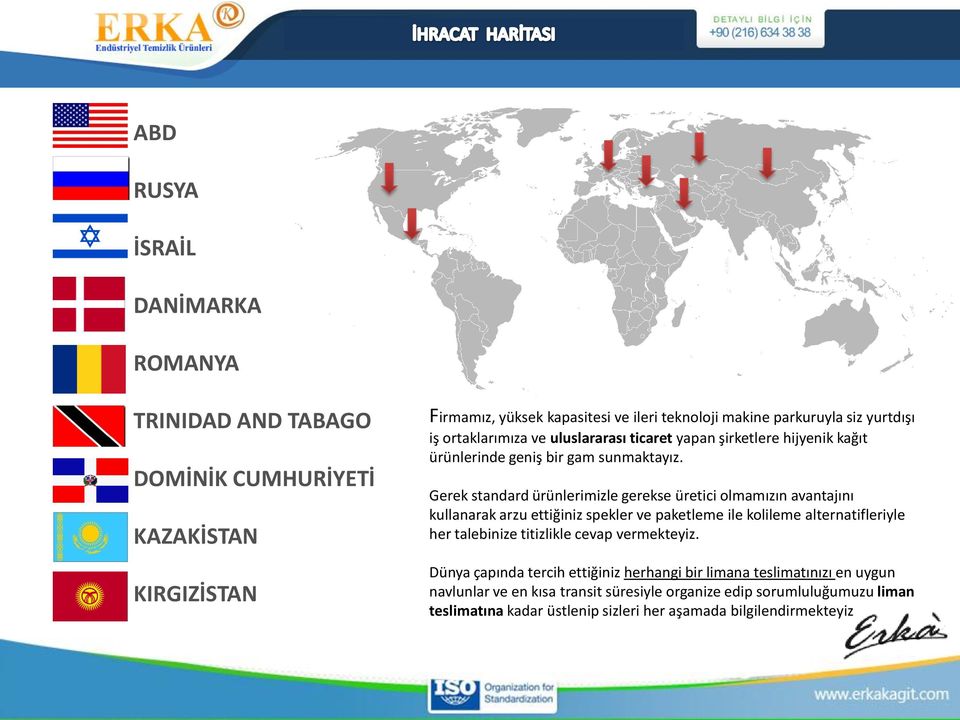 Gerek standard ürünlerimizle gerekse üretici olmamızın avantajını kullanarak arzu ettiğiniz spekler ve paketleme ile kolileme alternatifleriyle her talebinize titizlikle