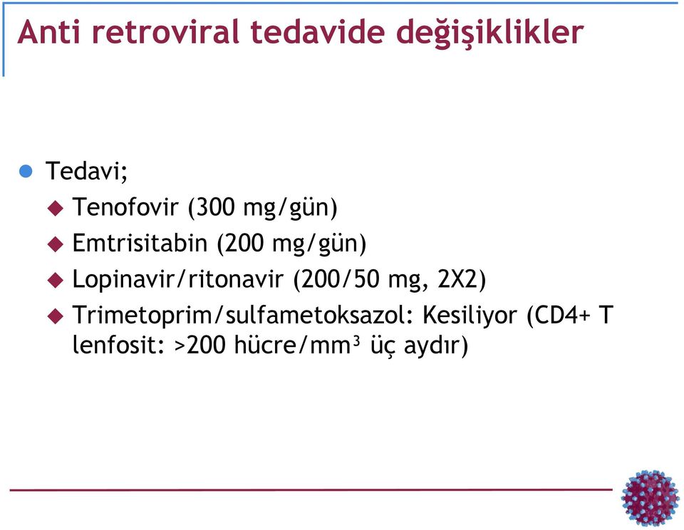 Lopinavir/ritonavir (200/50 mg, 2X2)