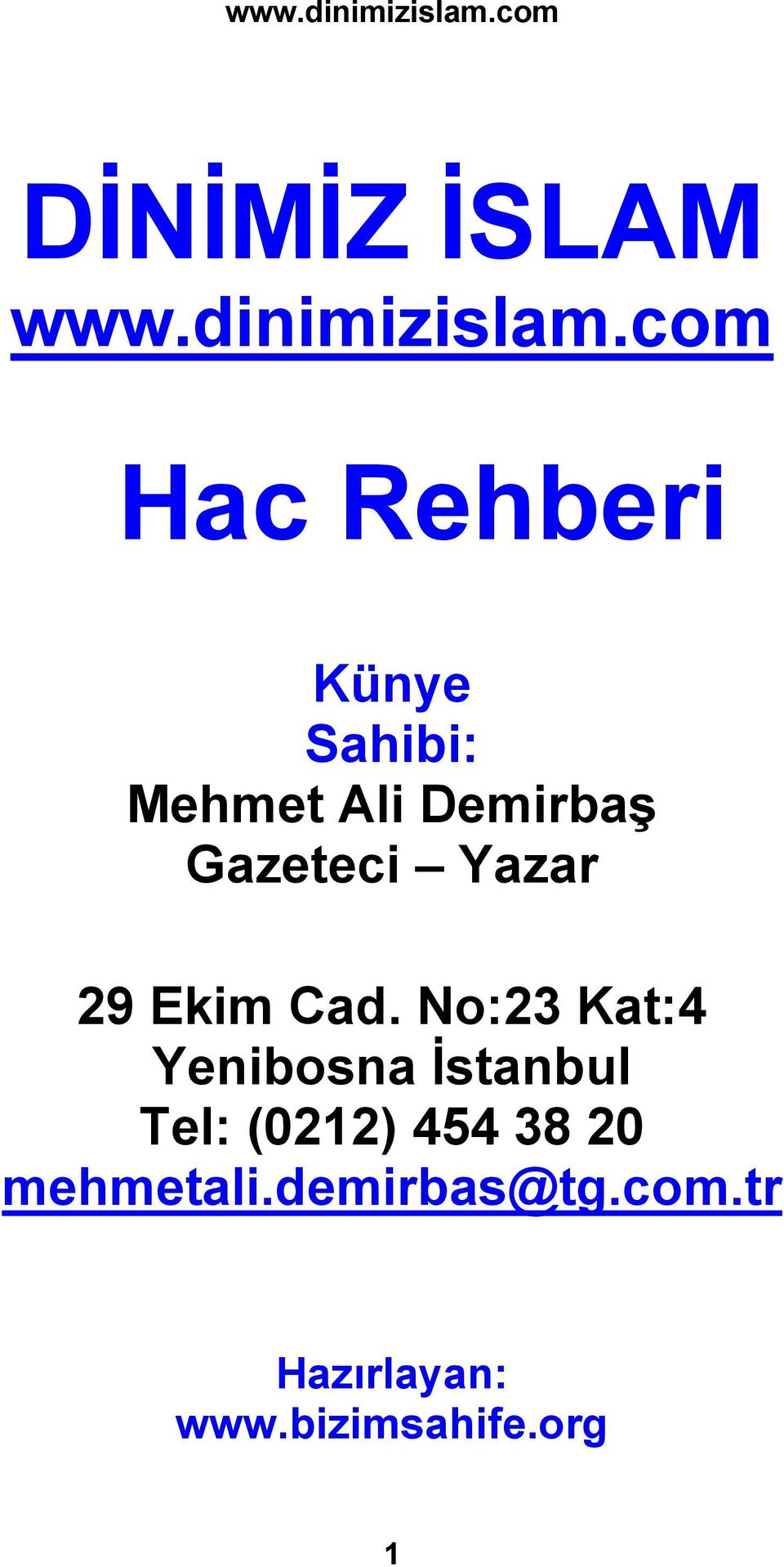 Gazeteci Yazar 29 Ekim Cad.