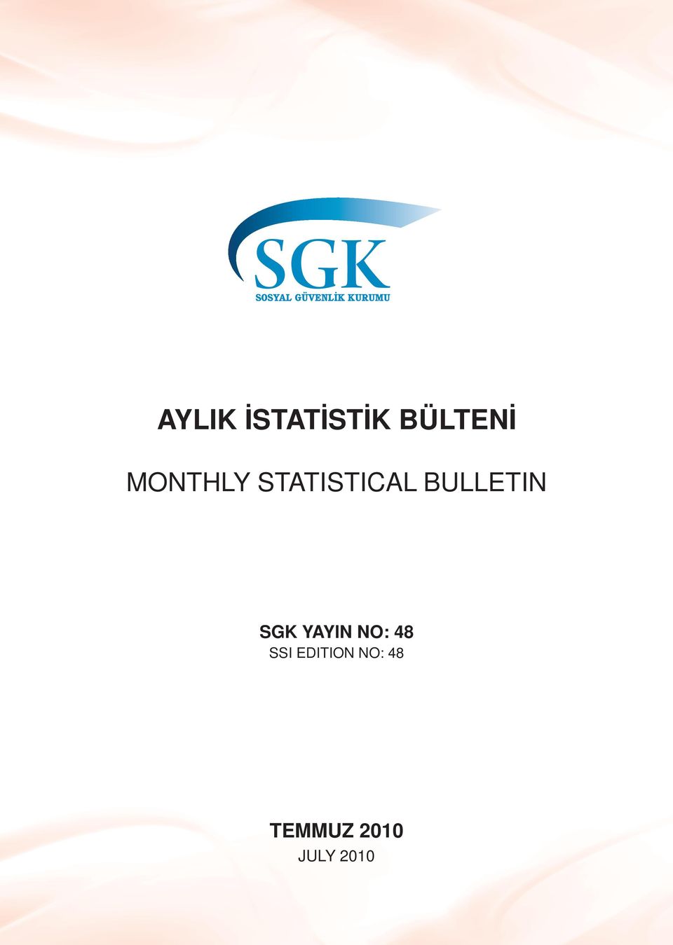 BULLETIN SGK YAYIN NO: 48