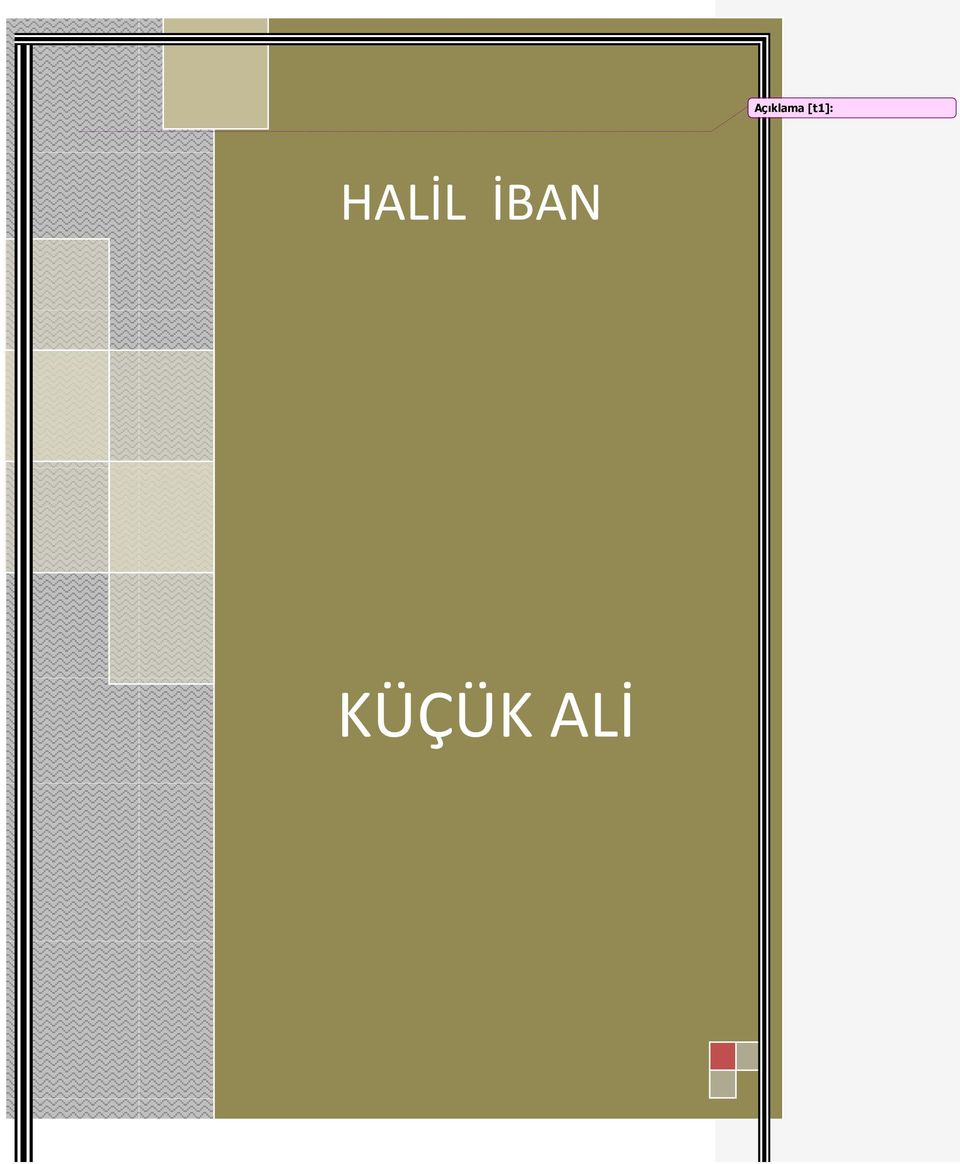 İBAN KÜÇÜK ALİ (