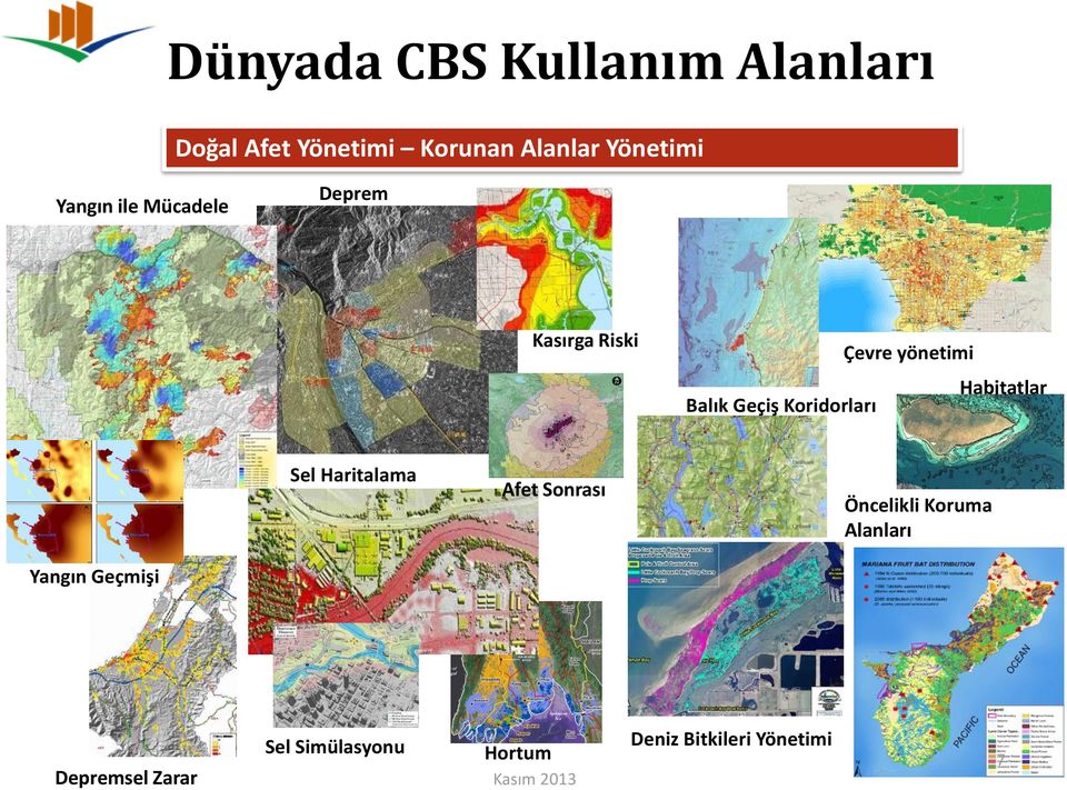 yönetimi Habitatlar Sel Haritalama Afet Sonrası Öncelikli Koruma Alanları