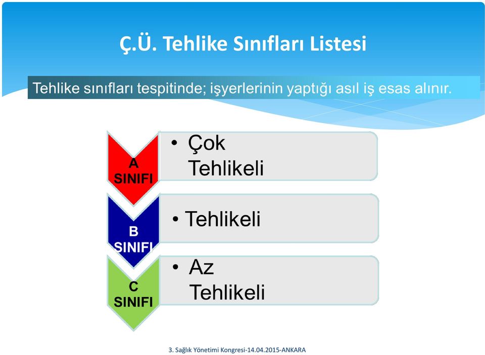 Sınıfları