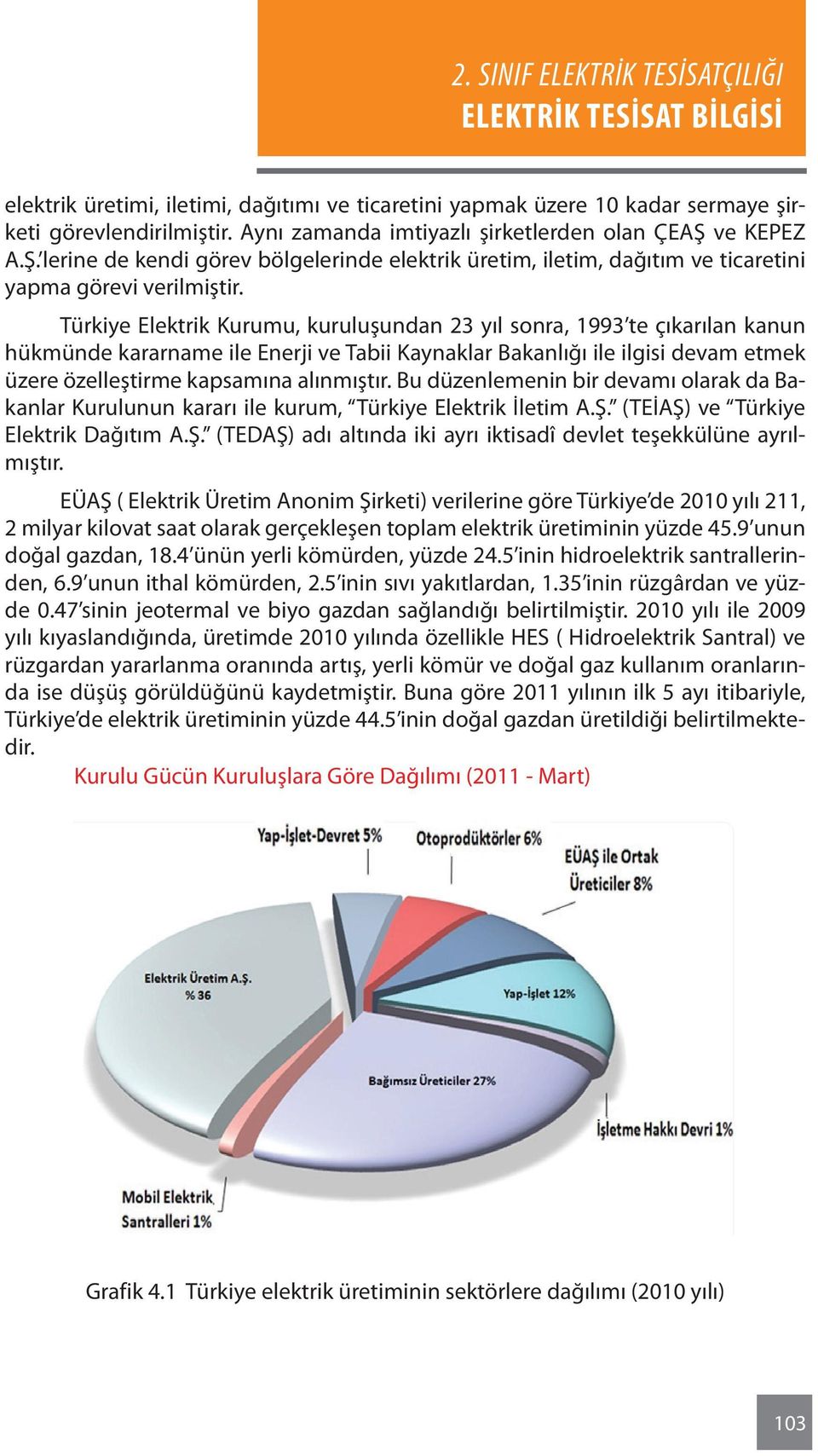 Türkiye Elektrik Kurumu, kuruluşundan 23 yıl sonra, 1993 te çıkarılan kanun hükmünde kararname ile Enerji ve Tabii Kaynaklar Bakanlığı ile ilgisi devam etmek üzere özelleştirme kapsamına alınmıştır.