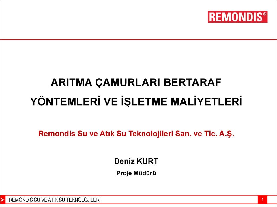 Remondis Su ve Atık Su