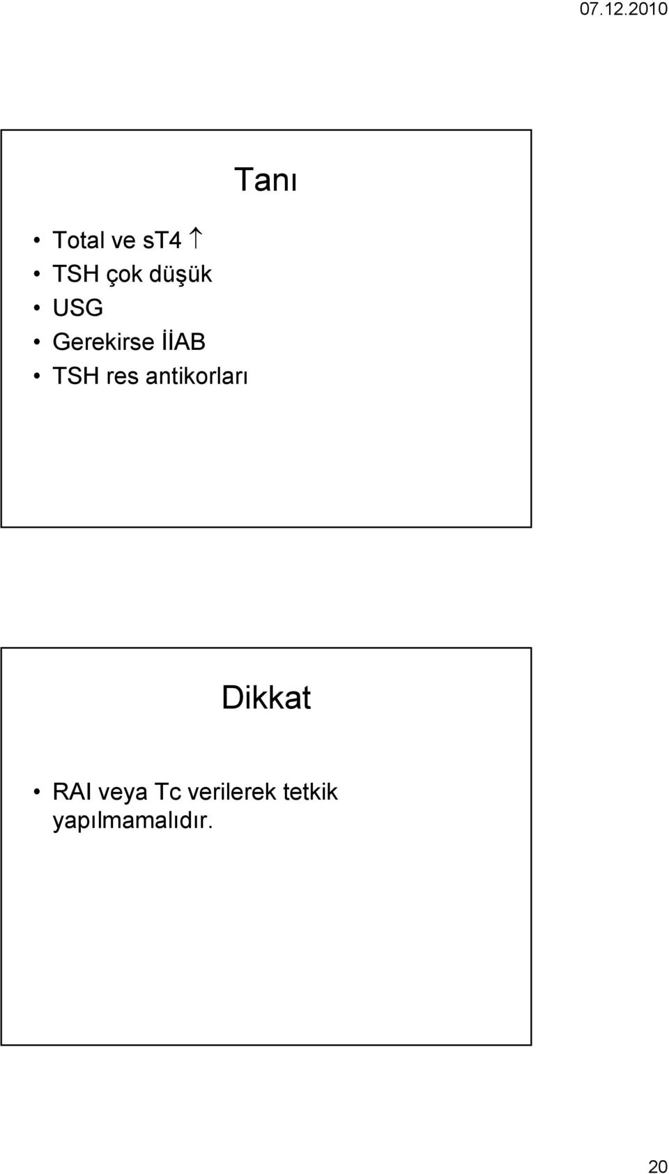 antikorları Tanı Dikkat RAI