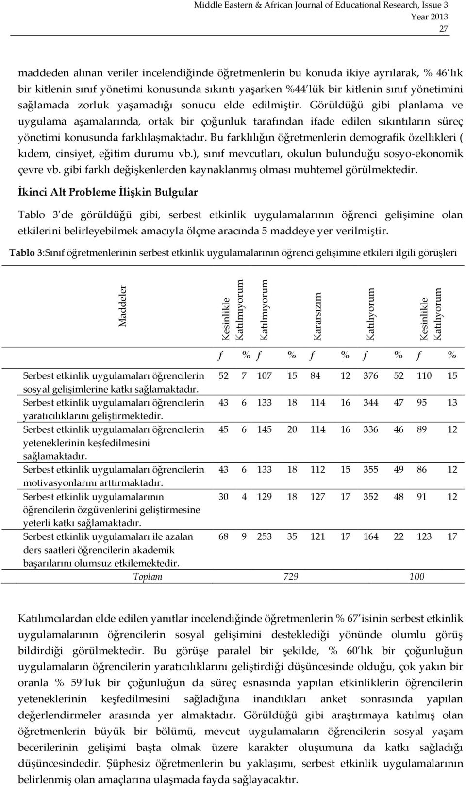 Görüldüğü gibi planlama ve uygulama aşamalarında, ortak bir çoğunluk tarafından ifade edilen sıkıntıların süreç yönetimi konusunda farklılaşmaktadır.