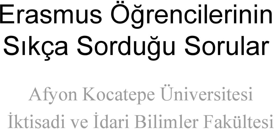 Kocatepe Üniversitesi